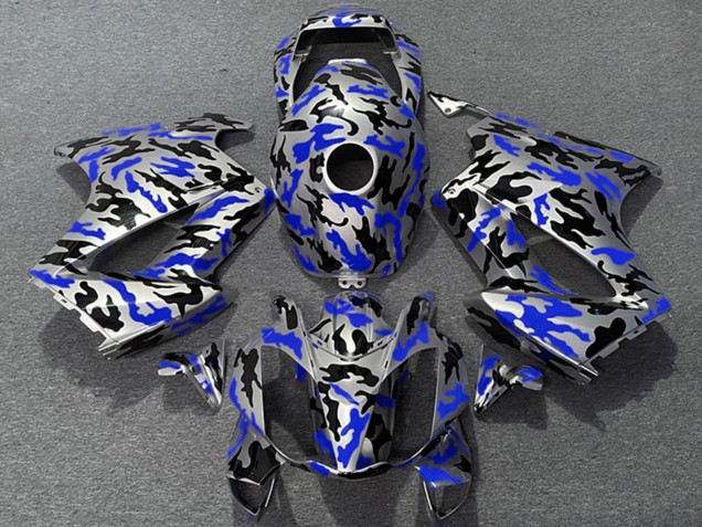 Discount 2002-2013 Blue Camouflage Honda VFR 800 Motorcycle Fairings Canada