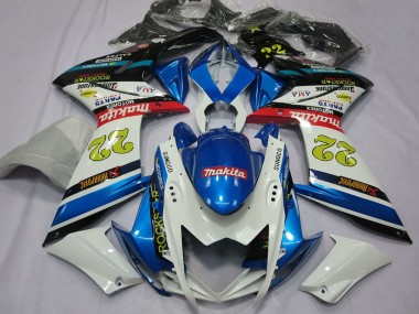 Discount 2007-2008 White Blue Red Black Motul 22 Suzuki GSXR 1000 Motorcycle Fairings Canada