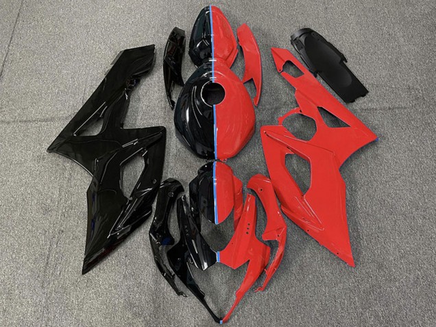Discount 2005-2006 Glossy Black and Red Suzuki GSXR 1000 Motorcycle Fairings Canada