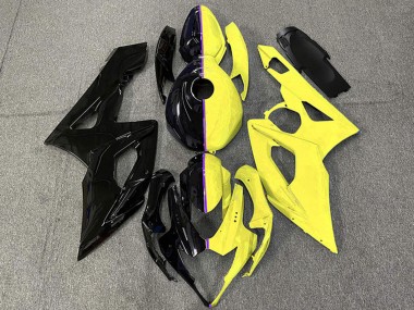 Discount 2005-2006 Glossy Black and Yellow Suzuki GSXR 1000 Motorcycle Fairings Canada