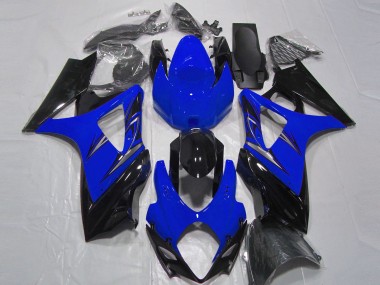 Discount 2007-2008 Blue Glossy Black Suzuki GSXR 1000 Motorcycle Fairing Canada