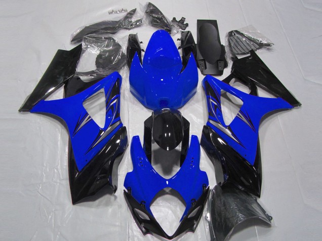 Discount 2007-2008 Blue Glossy Black Suzuki GSXR 1000 Motorcycle Fairing Canada