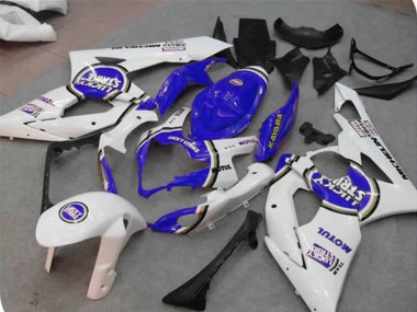 Discount 2005-2006 White Blue Lucky Strike Suzuki GSXR 1000 Motorcycle Fairings Canada