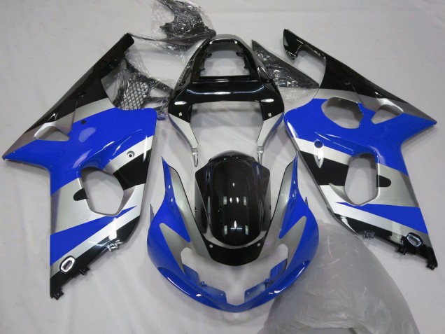 Discount 2000-2002 Blue Silver Black OEM Style Suzuki GSXR 1000 Motorcycle Fairings Canada