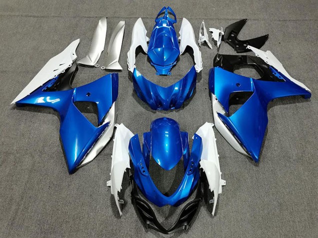 Discount 2009-2016 Blue White Silver Black Suzuki GSXR 1000 Motorcycle Fairings Canada
