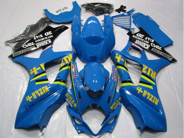Discount 2007-2008 Blue Gold Black Rizla Suzuki GSXR 1000 Motorcycle Fairing Canada