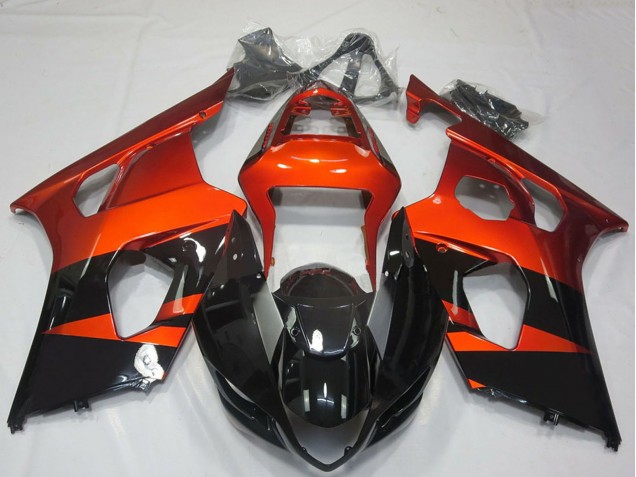 Discount 2003-2004 Burnt Orange Glossy Black Suzuki GSXR 1000 Motorcycle Fairings Canada
