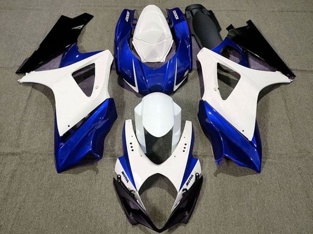 Discount 2007-2008 White Blue Black Suzuki GSXR 1000 Motorcycle Fairings Canada