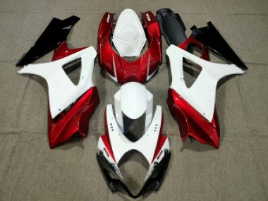 Discount 2007-2008 White Red Black Suzuki GSXR 1000 Motorcycle Fairing Canada