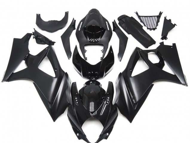Discount 2007-2008 Glossy Black Matte Black Suzuki GSXR 1000 Motorcycle Fairing Kits Canada
