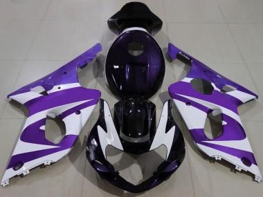 Discount 2000-2002 Purple White Black Suzuki GSXR 1000 Motorcycle Fairings Canada