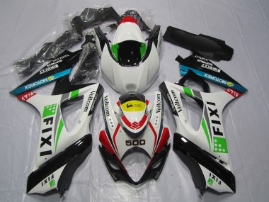 Discount 2007-2008 White Blue Green Yellow Red Fixi 500 Suzuki GSXR 1000 Motorcycle Fairings Canada