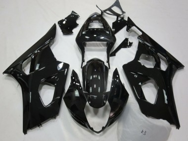 Discount 2003-2004 Glossy Black Suzuki GSXR 1000 Motorcycle Fairings Canada