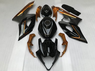 Discount 2005-2006 Glossy Black Bronze Suzuki GSXR 1000 Motorcycle Fairings Canada