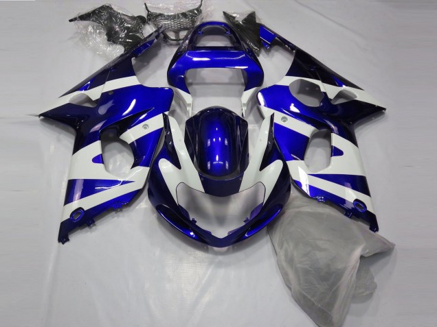 Discount 2000-2002 Blue White Suzuki GSXR 1000 Motorcycle Fairings Canada