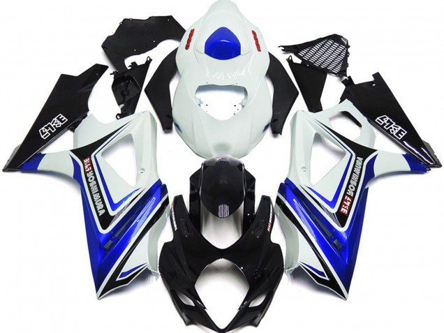 Discount 2007-2008 White Blue Black OEM Style Suzuki GSXR 1000 Motorcycle Fairings Canada
