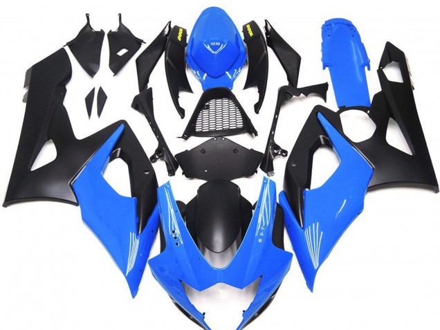 Discount 2005-2006 Blue Matte Black Yellow Suzuki GSXR 1000 Motorcycle Fairings Canada
