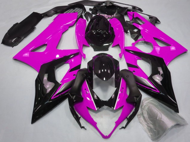 Discount 2005-2006 Pink Glossy Black Suzuki GSXR 1000 Motorcycle Fairings Canada
