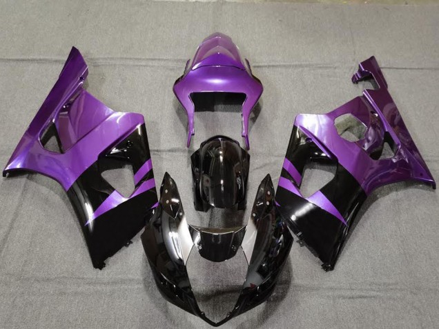 Discount 2003-2004 Purple Glossy Black Suzuki GSXR 1000 Motorcycle Fairings Canada