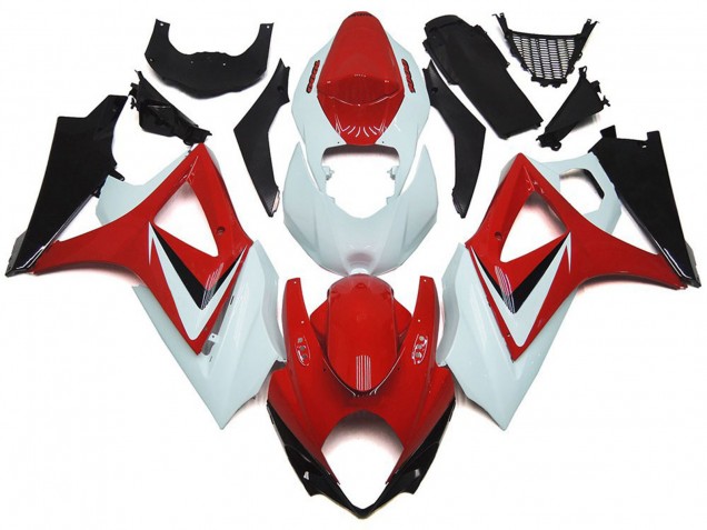 Discount 2007-2008 White Red Black OEM Style Suzuki GSXR 1000 Motorcycle Fairings Canada