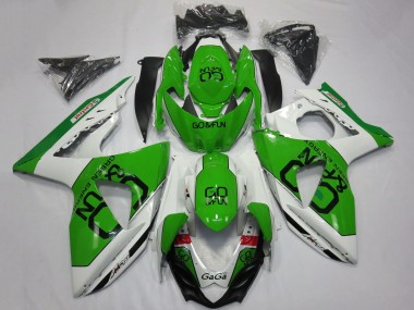 Discount 2009-2016 White Green Go Fun Suzuki GSXR 1000 Motorcycle Fairings Canada