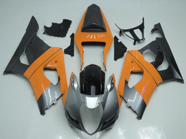 Discount 2003-2004 Light Orange Silver Black Suzuki GSXR 1000 Motorcycle Fairings Canada