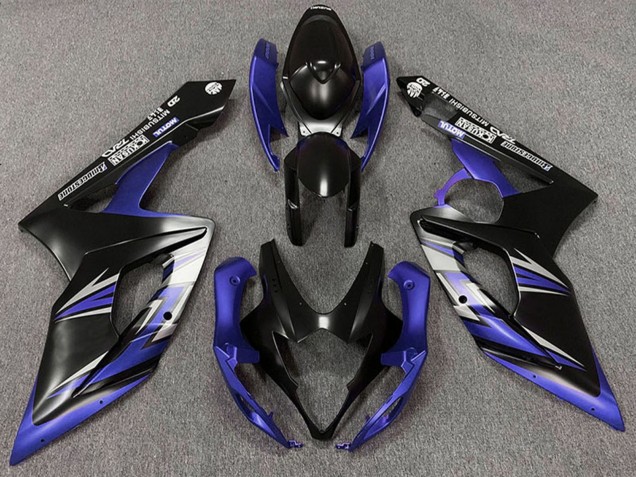 Discount 2005-2006 Matte Black Blue Suzuki GSXR 1000 Motorcycle Fairings Canada