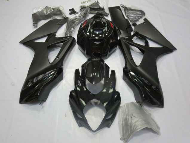 Discount 2007-2008 Glossy Black Matte Black Suzuki GSXR 1000 Motorcycle Fairings Canada