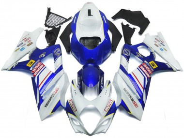 Discount 2007-2008 White Blue Red Yellow Suzuki GSXR 1000 Motorcycle Fairings Canada