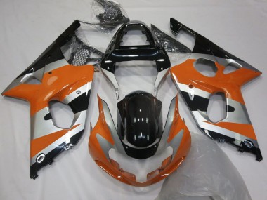 Discount 2000-2002 Orange Silver Glossy Black OEM Style Suzuki GSXR 1000 Motorcycle Fairings Canada