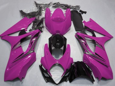 Discount 2007-2008 Pink Glossy Black OEM Style Suzuki GSXR 1000 Motorcycle Fairings Canada