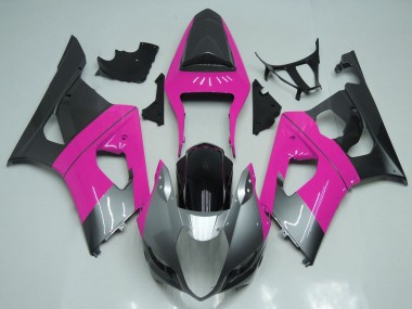 Discount 2003-2004 Pink Silver Black Suzuki GSXR 1000 Motorcycle Fairings Canada