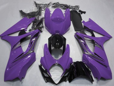 Discount 2007-2008 Purple Glossy Black OEM Style Suzuki GSXR 1000 Motorcycle Fairings Canada