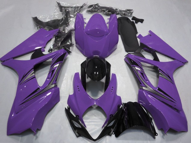 Discount 2007-2008 Purple Glossy Black OEM Style Suzuki GSXR 1000 Motorcycle Fairings Canada