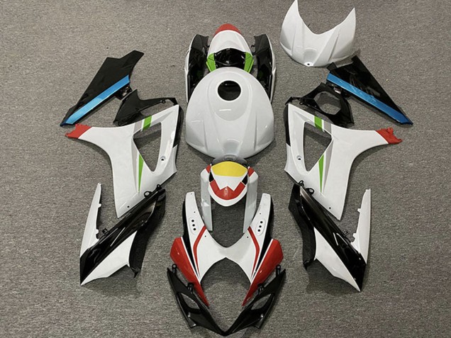 Discount 2007-2008 White Red Yellow Blue Black Racing Suzuki GSXR 1000 Motorcycle Fairings Canada