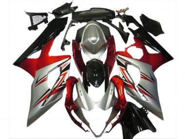 Discount 2005-2006 Red Silver Black Suzuki GSXR 1000 Motorcycle Fairings Canada
