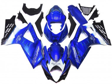 Discount 2007-2008 Blue White Black Corona Suzuki GSXR 1000 Motorcycle Fairings Canada