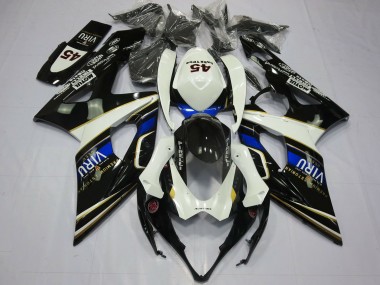 Discount 2005-2006 White Blue Black Yellow Viru Suzuki GSXR 1000 Motorcycle Fairings Canada