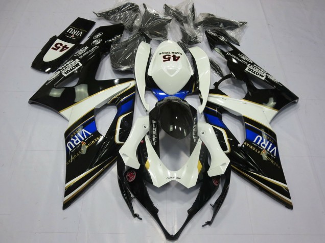 Discount 2005-2006 White Blue Black Yellow Viru Suzuki GSXR 1000 Motorcycle Fairings Canada