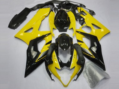 Discount 2005-2006 Yellow Glossy Black Suzuki GSXR 1000 Motorcycle Fairings Canada