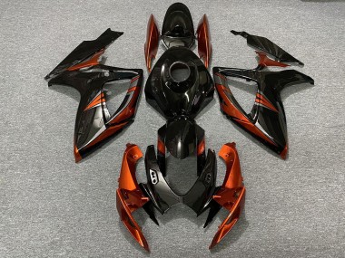 Discount 2006-2007 Glossy Black Orange Suzuki GSXR 600 / GSXR 750 Motorcycle Fairings Canada