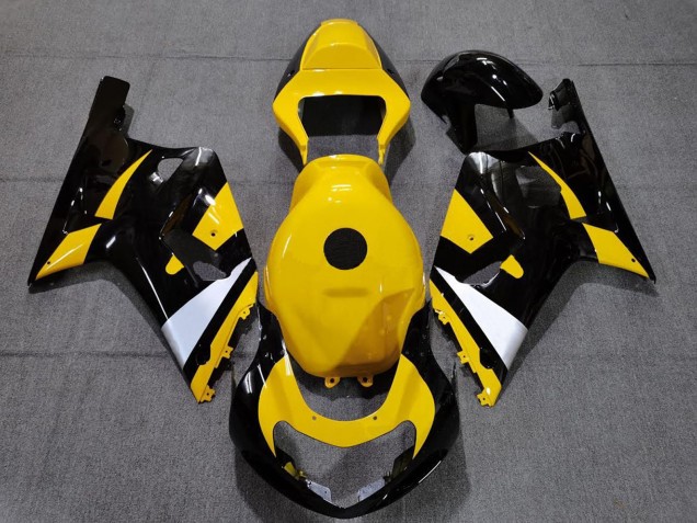 Discount 2001-2003 Yellow White Glossy Black Suzuki GSXR 600 / GSXR 750 Motorcycle Fairings Canada