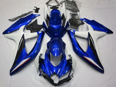 Discount 2008-2010 White Blue Black Suzuki GSXR 600 / GSXR 750 Motorcycle Fairings Canada
