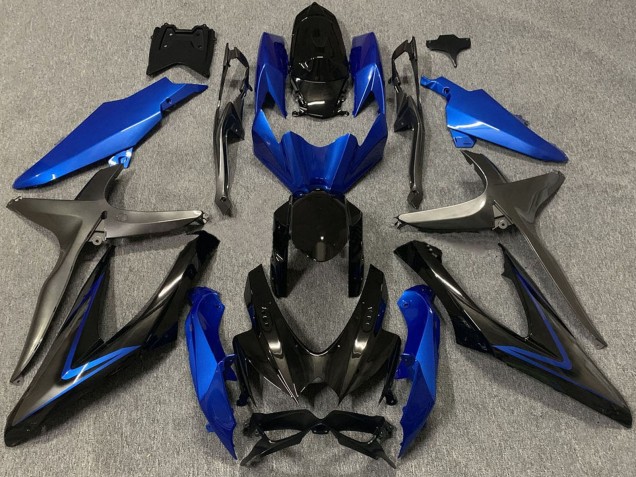 Discount 2008-2010 Blue Grey Glossy Black Suzuki GSXR 600 / GSXR 750 Motorcycle Fairings Canada