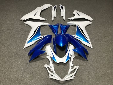 Discount 2011-2024 Blue White Custom Suzuki GSXR 600 / GSXR 750 Motorcycle Fairings Canada
