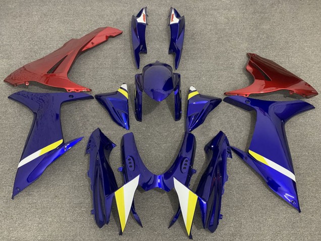 Discount 2011-2024 Blue with Red Lowers Suzuki GSXR 600 / GSXR 750 Motorcycle Fairings Canada