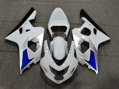 Discount 2004-2005 White Blue Black Suzuki GSXR 600 / GSXR 750 Motorcycle Fairing Kits Canada