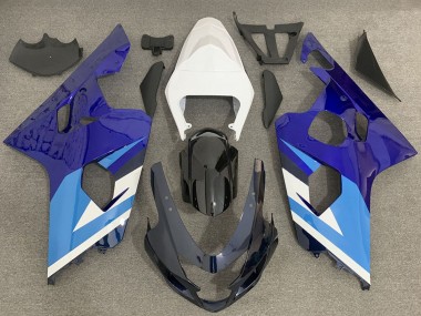 Discount 2004-2005 White Blue Black Suzuki GSXR 600 / GSXR 750 Motorcycle Fairing Canada