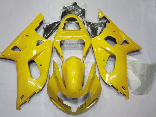 Discount 2001-2003 Yellow Suzuki GSXR 600 / GSXR 750 Motorcycle Fairings Canada