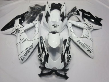 Discount 2008-2010 White Black Alstare Corona Motul Suzuki GSXR 600 / GSXR 750 Motorcycle Fairings Canada